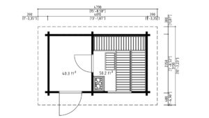 sauna-katri floor plan