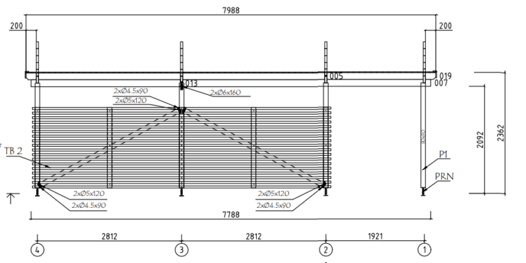 Carport Hugo 44