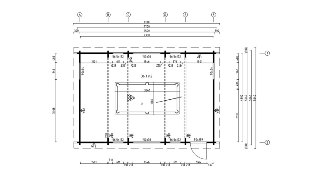 Dundee 70D Garden Rooms plan
