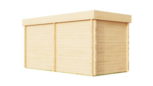 wooden sauna