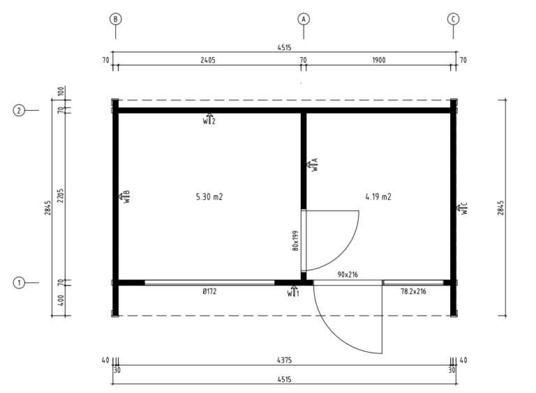 Astel Garden Black Office Box L | 9.5m2 | 2.8 x 4.5m